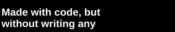a heading with 2 even length lines