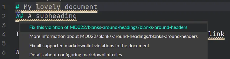 fix individual violation