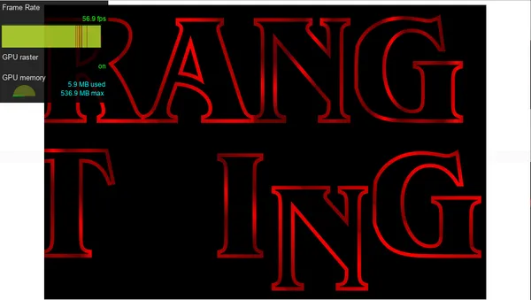 chrome frames rendering stats disaply