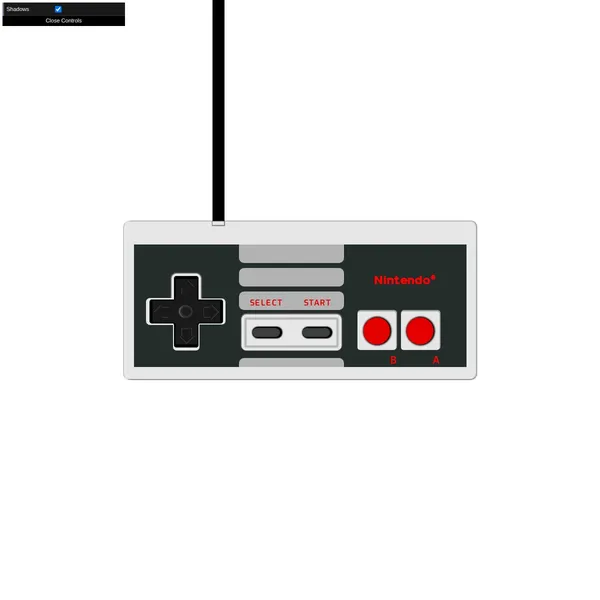 A controller for the NES computer game console created with CSS.