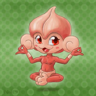 floating monkey in yoga pose