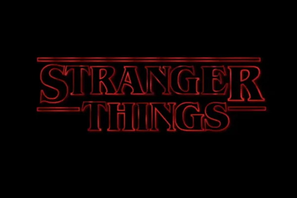 My SVG recreation of the Stranger Things title with drop shadows and blur added